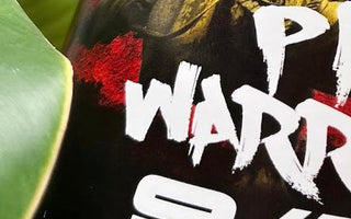 Close up of Shogun Pk warrior Label